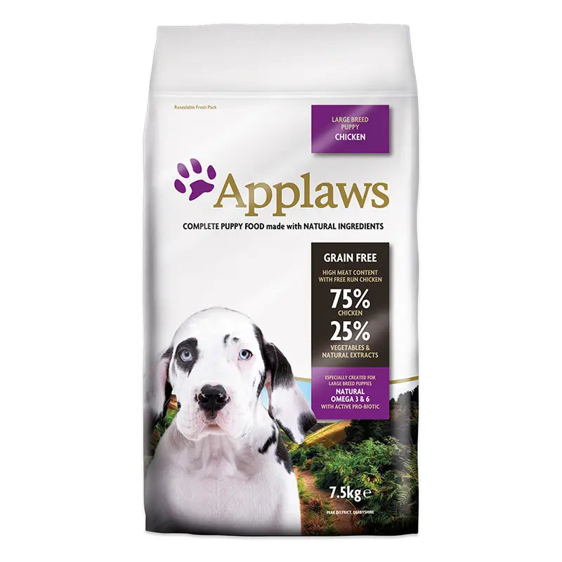 APPLAWS DOG DRY PUPPY RAZAS GRANDES POLLO