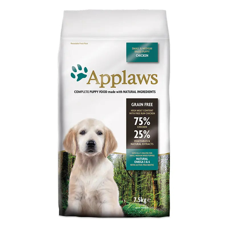APPLAWS DOG DRY PUPPY RAZAS PEQUEÑAS Y MEDIANAS POLLO
