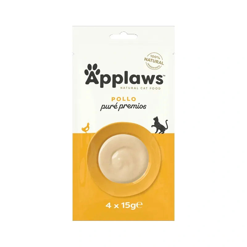 APPLAWS CAT SNACK PURE POLLO 10X8X7GR