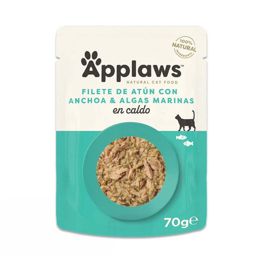 APPLAWS CAT SOBRE ATUN CON ANCHOA ENTERA 12X70GR