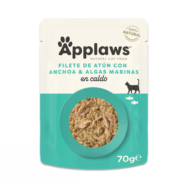 Applaws Gato Sobre Atun Con Anchoa Entera 12X70Gr