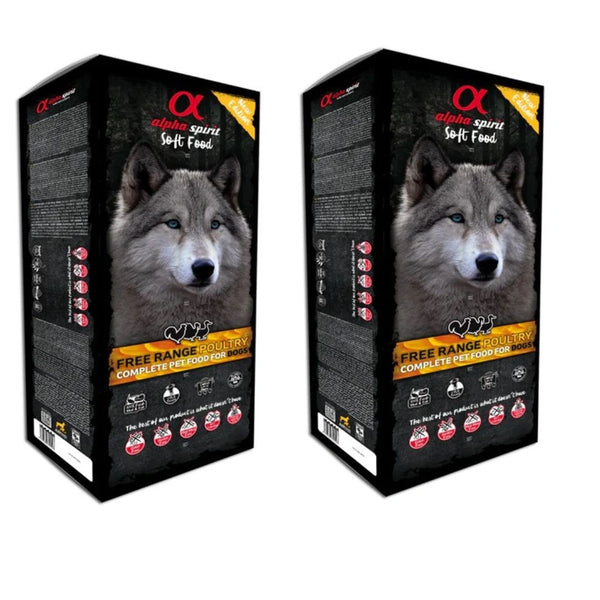 Alpha Spirit Adulto Ave Corral Pienso Semihúmedo Caja 2X9Kg