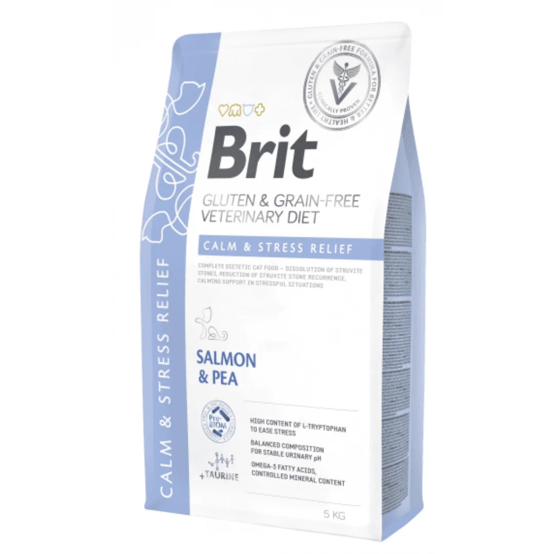 BRIT PIENSO GF DIETA GATO CALMA Y ALIVIO DEL ESTRÉS 5 KG