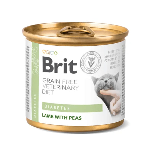 Brit Comida Humeda Gf Dietaa Gato Diabetes 6X200 Gr