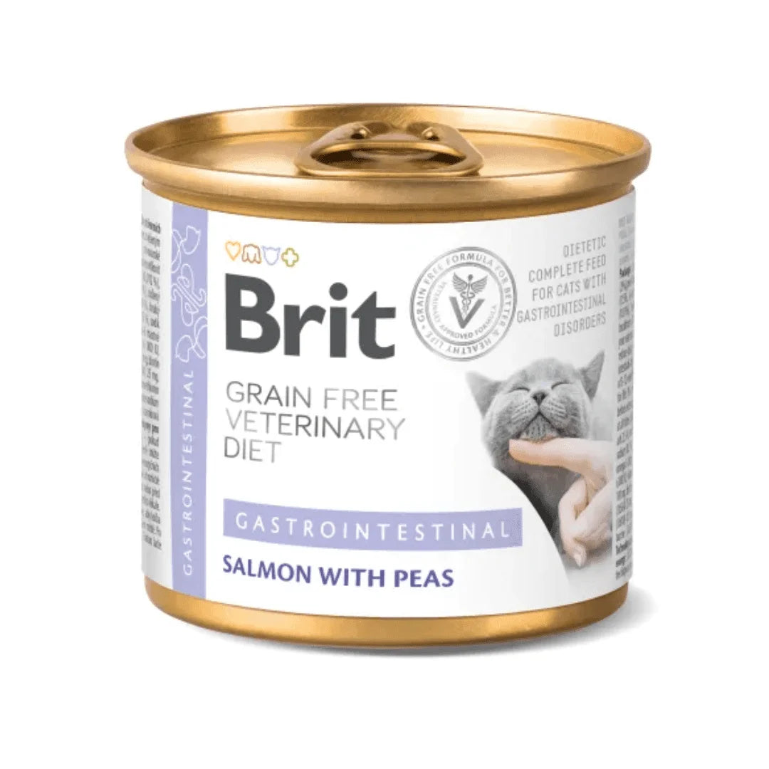 BRIT COMIDA HUMEDA GF DIETA GATO GASTROINTESTINAL 6X200 GR