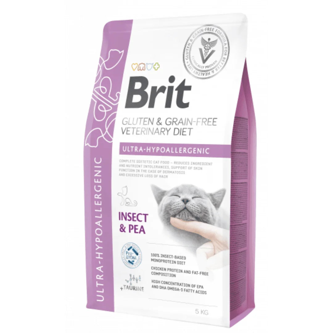 BRIT PIENSO GF DIETA GATO ULTRA-HIPOALERGÉNICO 5 KG