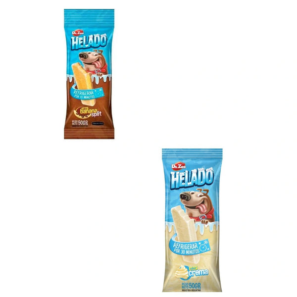 Dr. Zoo Helados 12X Crema 12X Banana Split