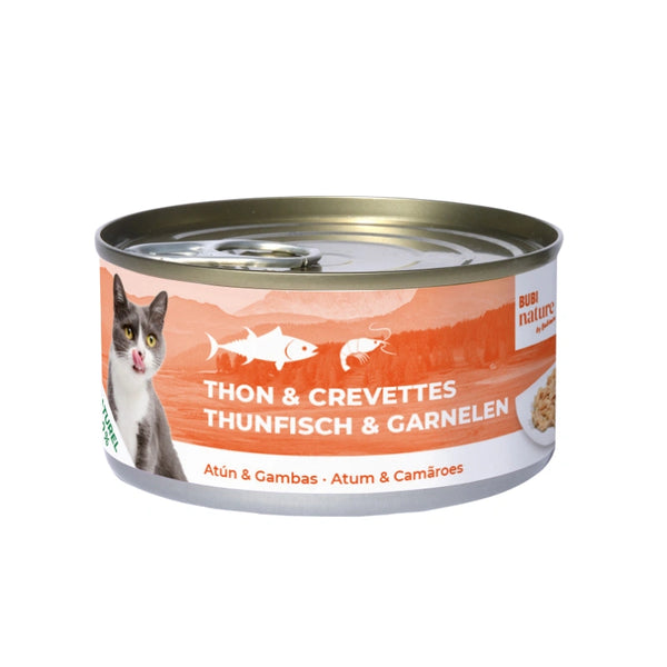 Bubi Nature Gato Atún Y Gambas 12X140Gr