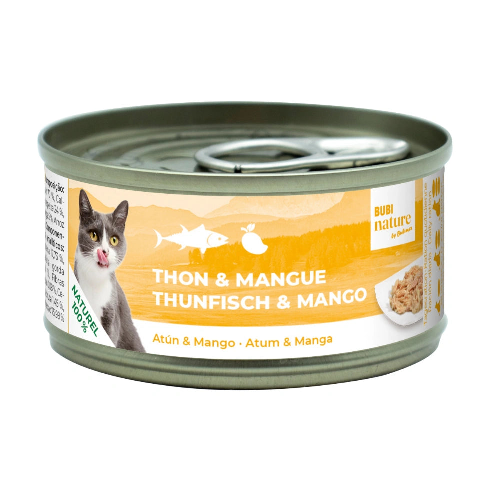 Bubi Nature Gato Atún Y Mango 24x70gr