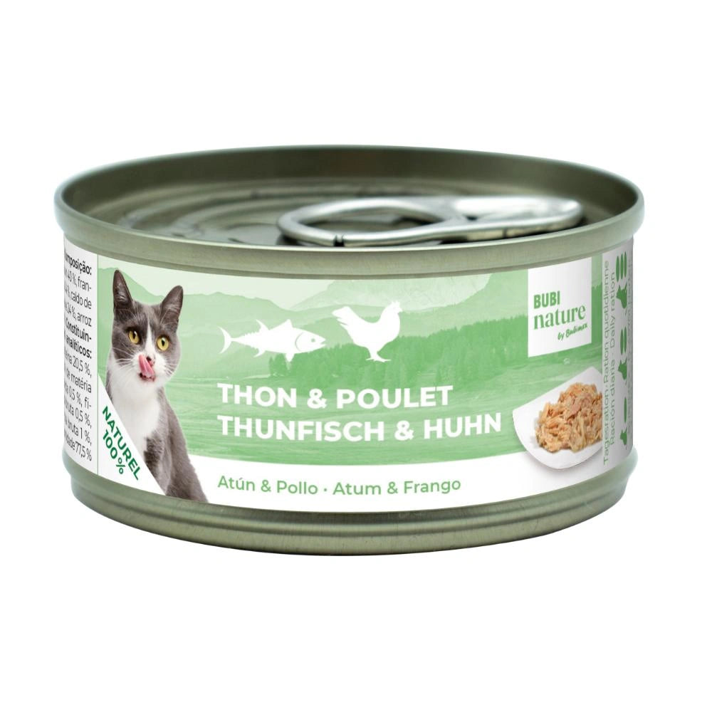 Bubi Nature Gato Atún Y Pollo 24x70gr