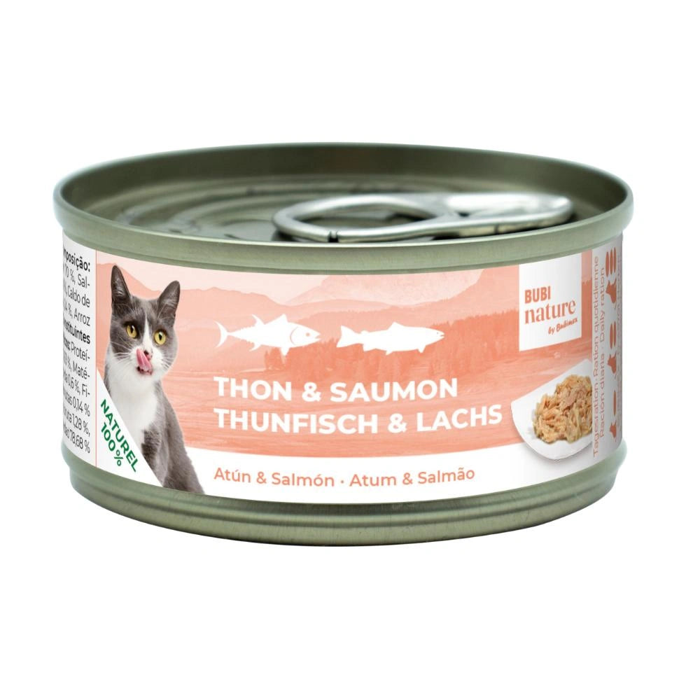 Bubi Nature Gato Atún Y salmón 24x70gr