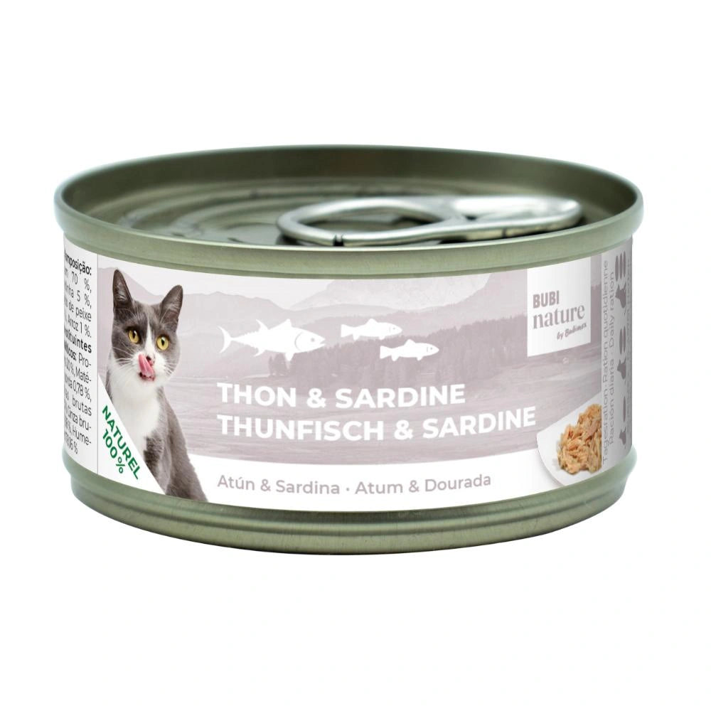 Bubi Nature Gato Atún Y sardina 24x70gr
