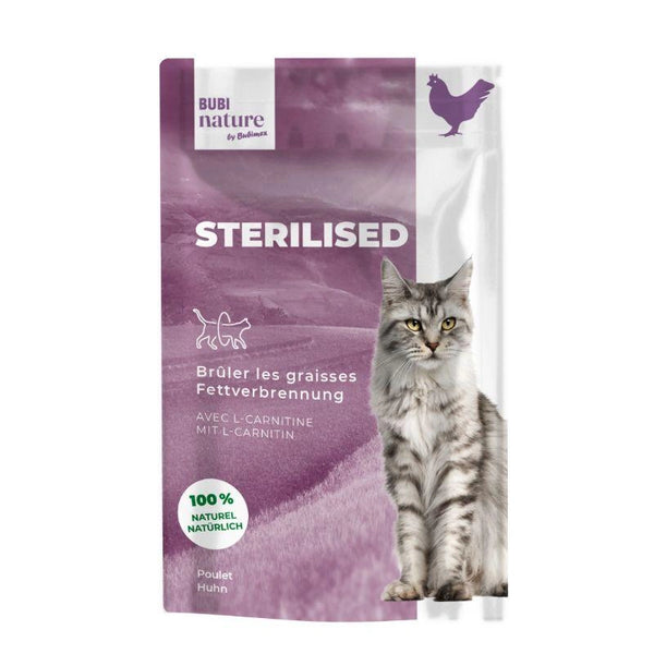 Bubi Nature Gato Esterilizados Filete De Pollo (Pouch) 24X70Gr