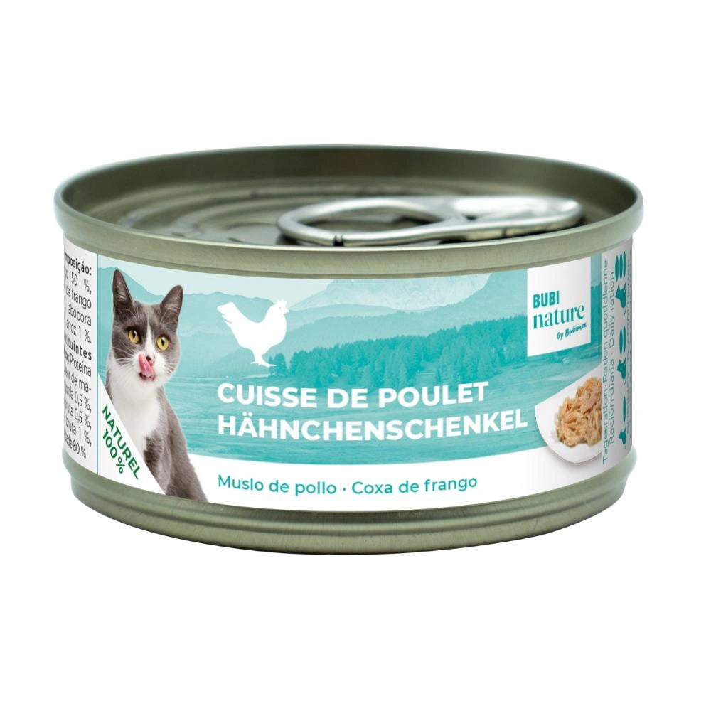 Bubi Nature Gato Muslo de Pollo 24x70gr