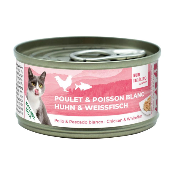 Bubi Nature Gato Pollo Y Pescado Blanco 24X70Gr