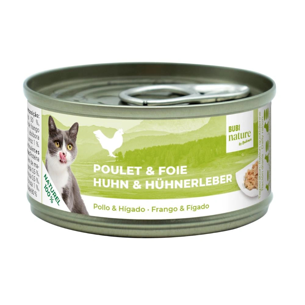 Bubi Nature Gato Pollo Y hígado 24x70gr