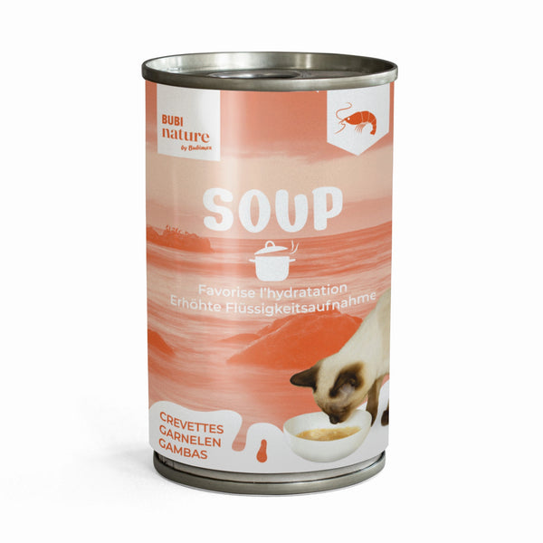 Bubi Nature Gato Sopa Gambas 135Gr