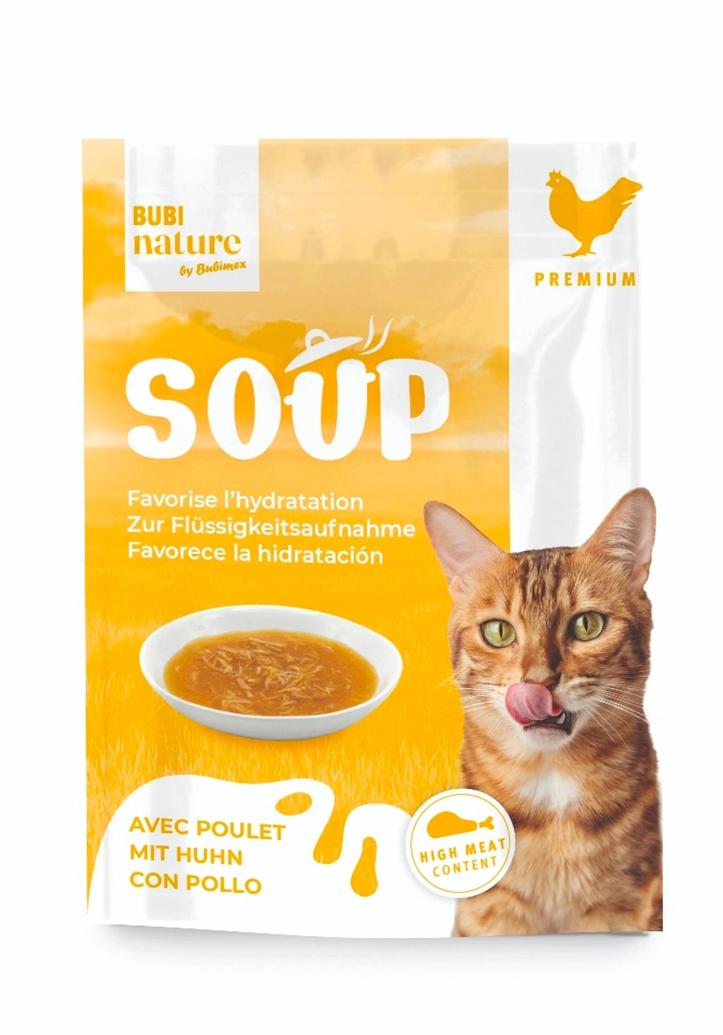 Bubi Nature Gato Sopa Pollo 12x50gr