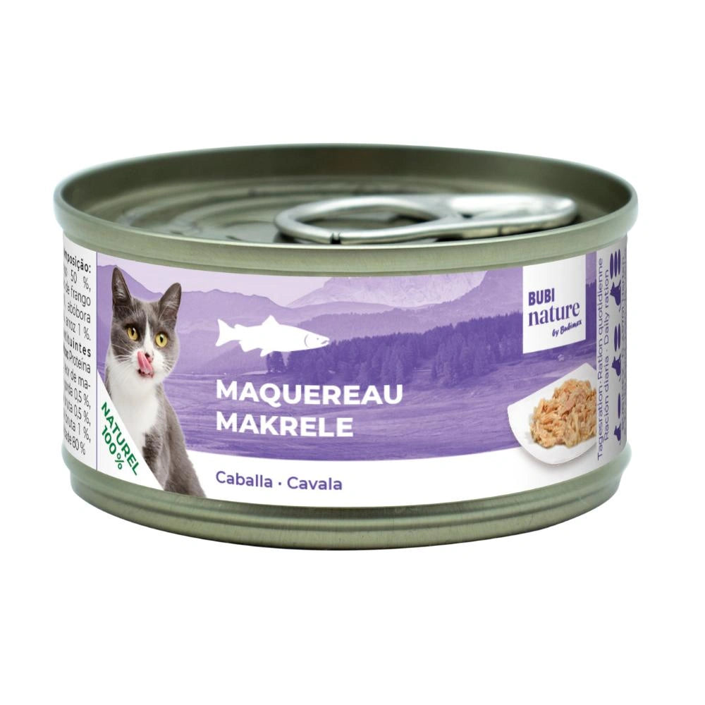 Bubi Nature Gato Verdel (Caballa) 24x70gr