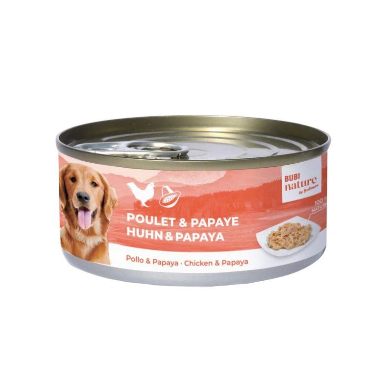 Bubi Nature Perro Pollo y Papaya 150g