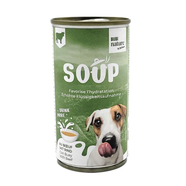 Bubi Nature Perro Sopa Buey 12X185Gr