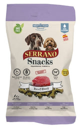 Mediterranean Natural Serrano Snacks Perro 12x100Gr Pollo