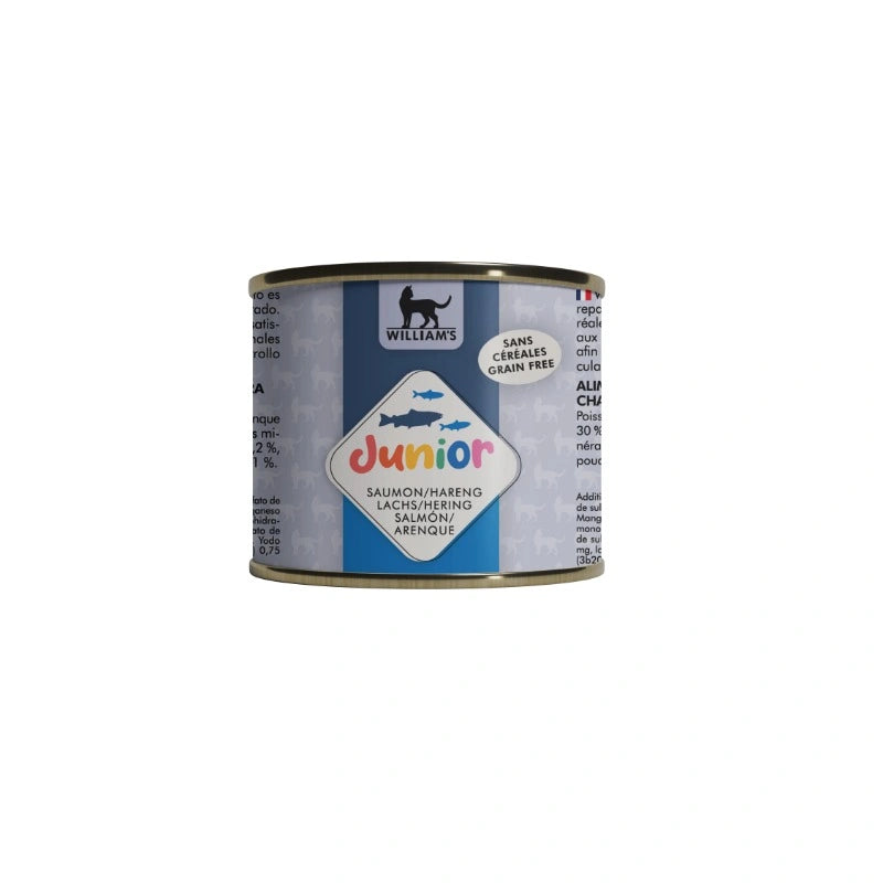 Optimal Gato Junior Salmon Y Arenque 6x200gr