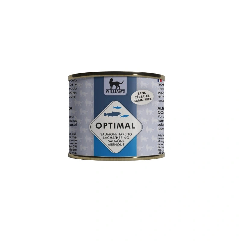 Optimal Gato Salmon Y Arenque 6x200gr