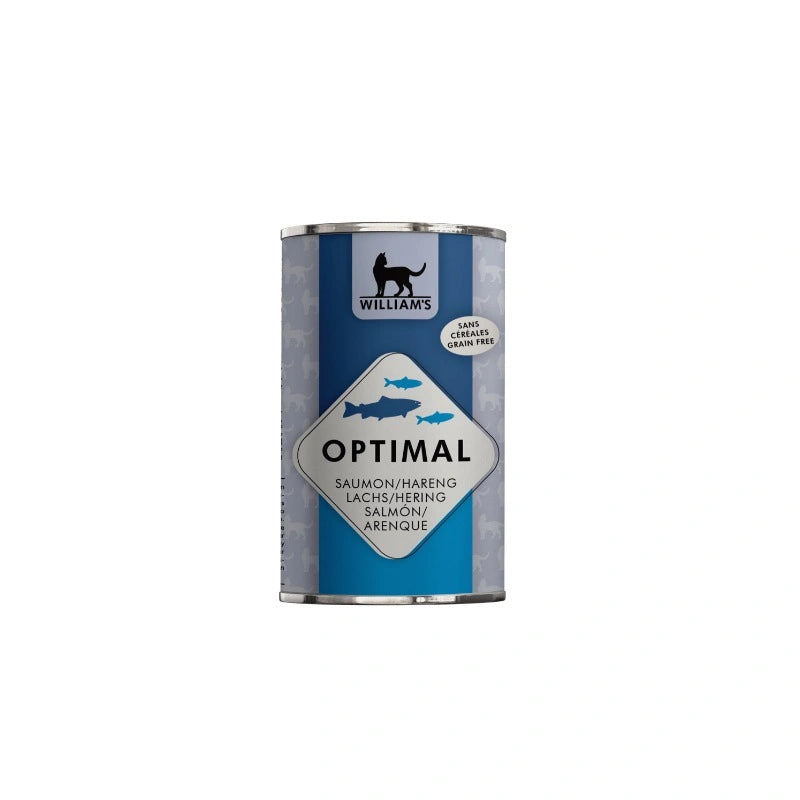 Optimal Gato Salmon Y Arenque 6x400gr