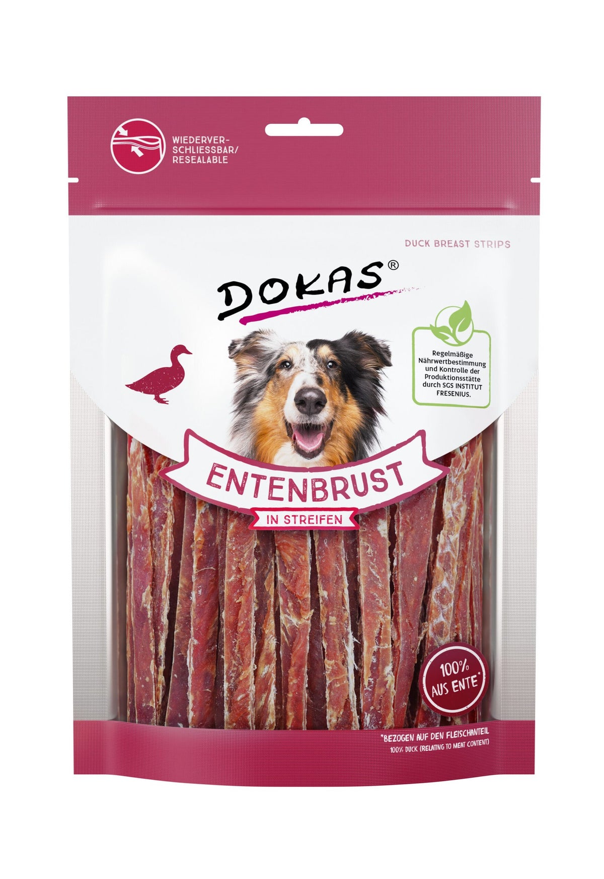 DOKAS Tiras pechuga pato 8×250 gr