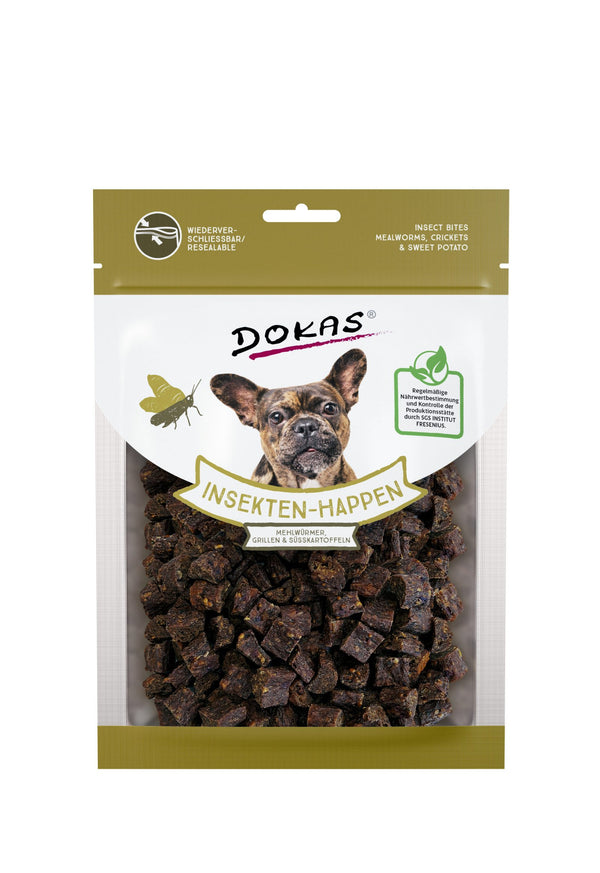 Dokas Bocaditos De Insectos , Gusanos, Grillos Y Boniato 10×100 Gr