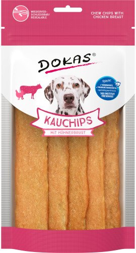 Dokas Chips Masticables De Pechuga De Pollo 5X175Gr
