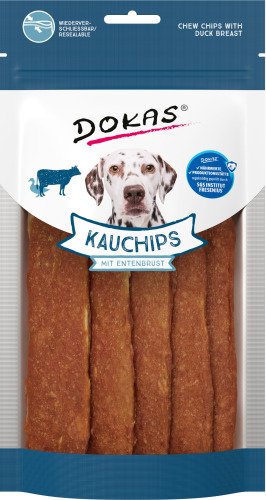 Dokas Chips Masticables De Pechuga De Pato 5X175Gr