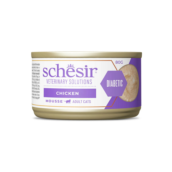 Schesir Dietaa Gato Diabético Mousse De Pollo 8X80Gr