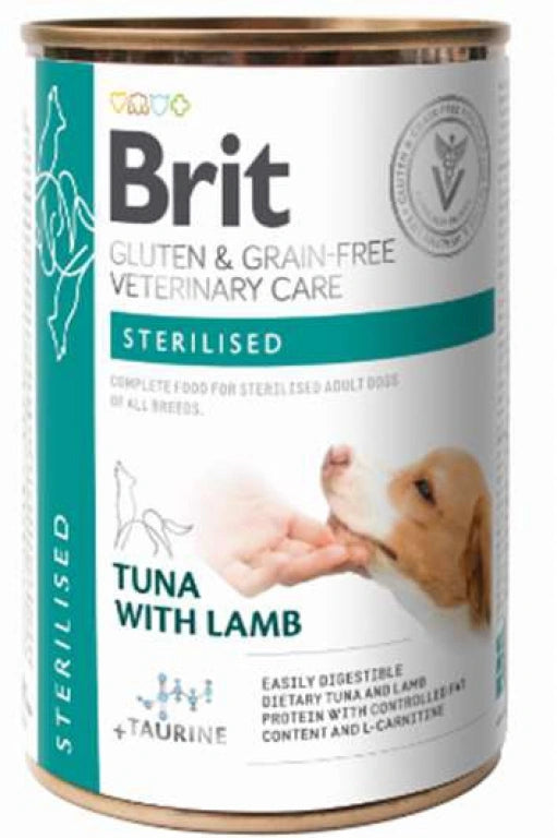 Brit Comida Humeda Perro Veterinario Dietaa Gf Esterilizados Lata 6X400Gr