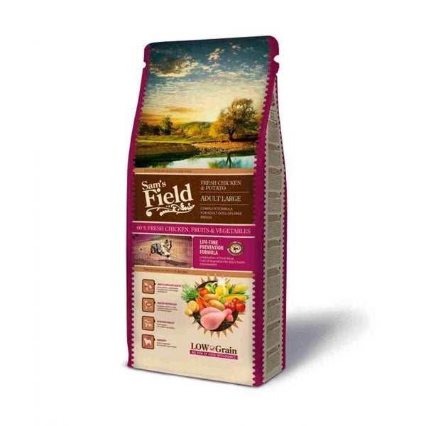 Sam’S Field Perro Pollo Y Patatas Cachorros Razas Grandes 13Kg