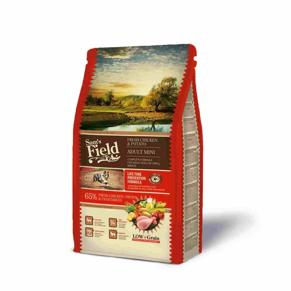 Sam’s Field Perro Pollo y patatas razas pequeñas 2,5Kg