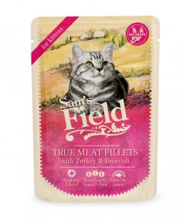 Sam’s Field Gato Pouch Filetes De Pescado Blanco 24x85Gr
