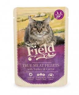 Sam’s Field Gato Pouch Filetes De Pescado Blanco 24x85Gr
