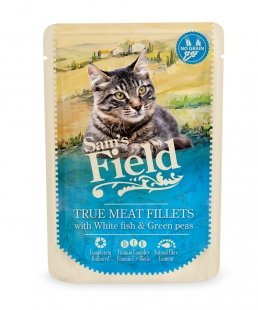Sam’S Field Gato Pouch Filetes De Pescado Blanco 24X85Gr