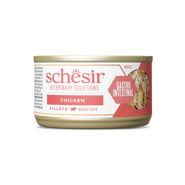 Schesir Dietaa Gato Gastrointestinal Filetes De Pollo 8X80Gr