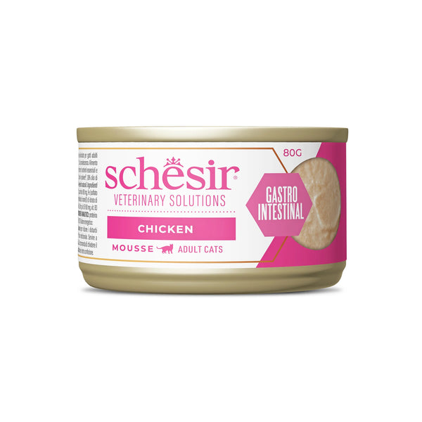 Schesir Dietaa Gato Gastrointestinal Mousse Pollo 8X80Gr