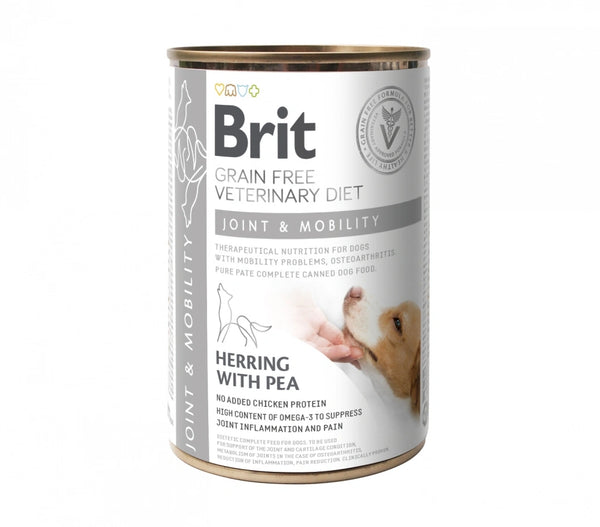 Brit Comida Humeda Perro Veterinario Dietaa Gf Joint & Mobility Lata 6X400Gr