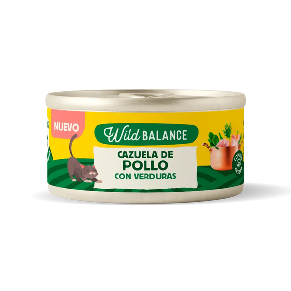 Wild Balance Gato Recetas Del Chef Cazuela De Pollo 80Gr
