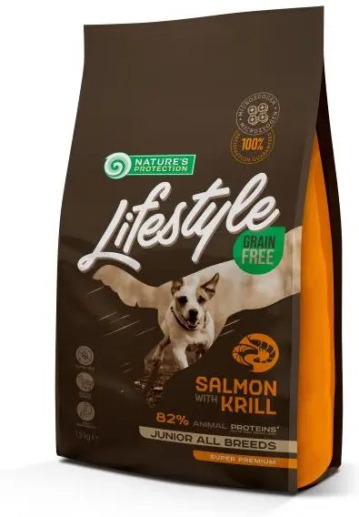 Nature’S Protection Perro Lifestyle Gf Junior Salmon & Krill 1,5Kg