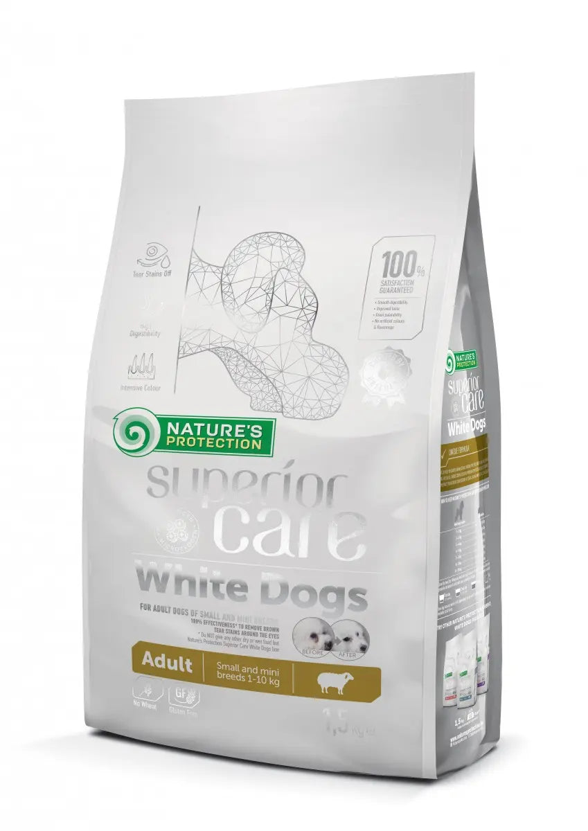 NATURE’S PROTECTION WHITE PERRO ADULT SMALL BREED CORDERO 4KG