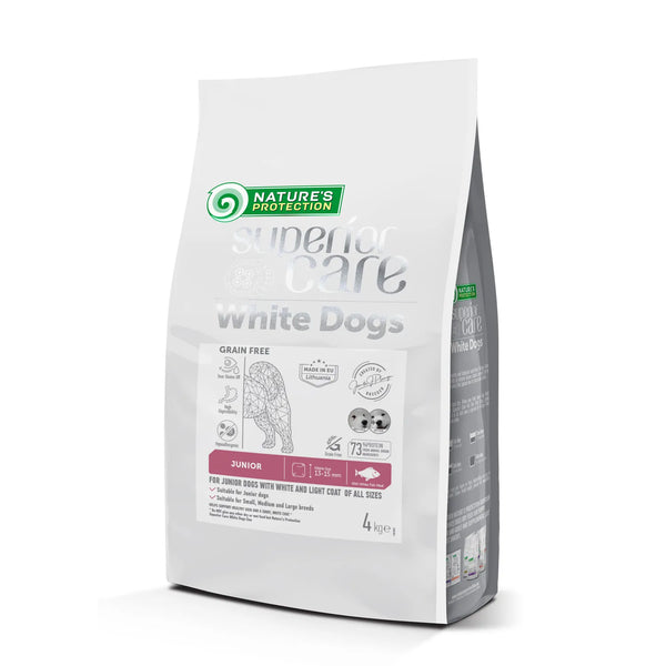 Nature’S Protection White Perro Junior Grain Free Pescado Blanco 10Kg
