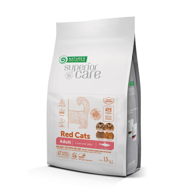 Nature’S Protection Para Gatos Pelirrojos  Adultoos Gf Arenque 1,5Kg