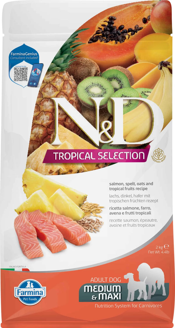Farmina Nd Pienso Perro Tropical Selection Med Maxi Salmon 2Kg