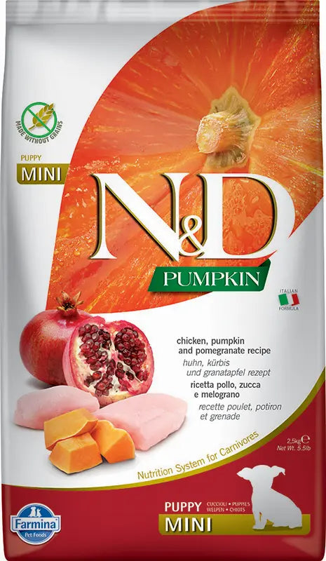 Farmina Nd Perro Cachorro Pumpkin Mini Pollo 2,5Kg
